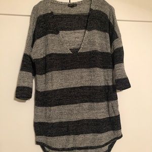 Express striped tunic sweater, sz small